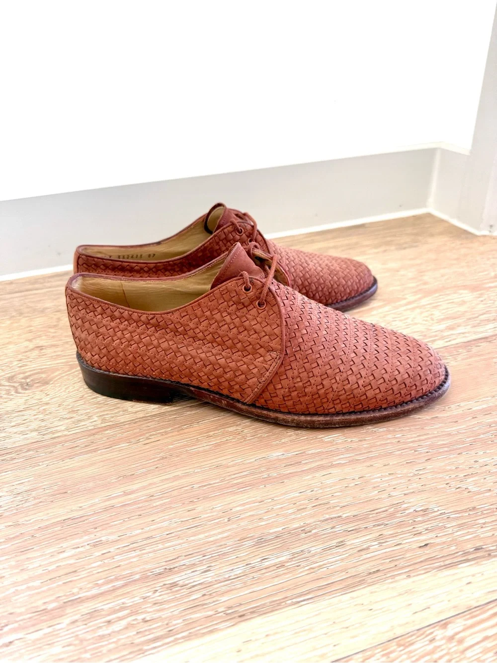 Bally Men's Woven Leather Chukka Boots - Rust